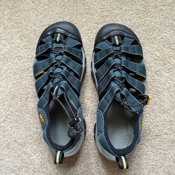 Keen Newport H2 Mens 8.5 Sandals Closed Toe Hiking Water Shoes Fishing Blue main image 12